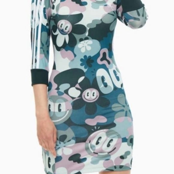 Adidas Orginals Trefoil Hattie Stewart Dress - Picture 3 of 9